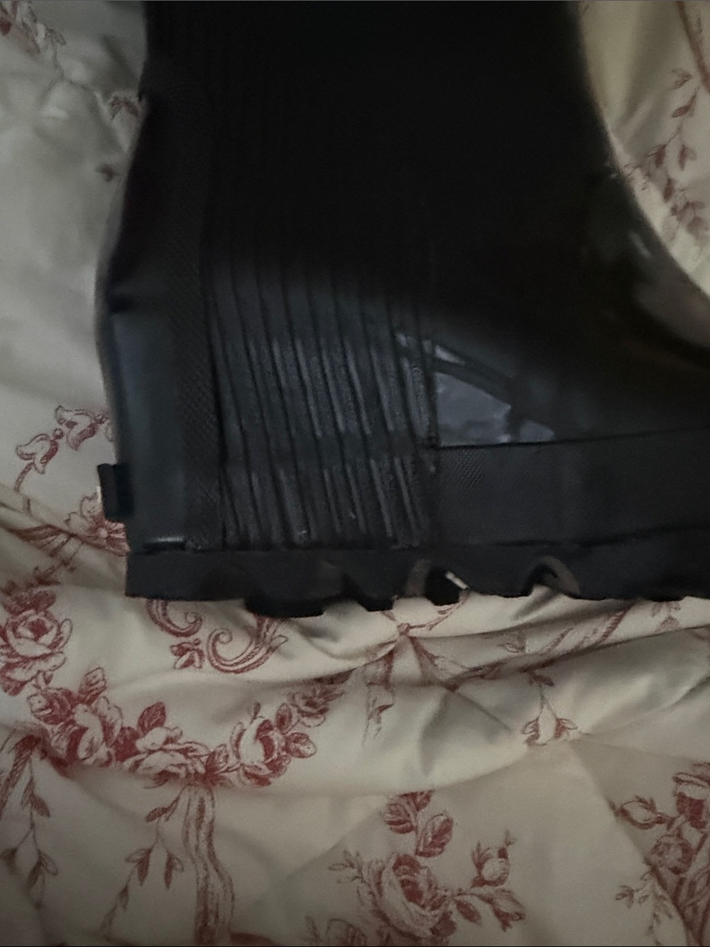 Sorel Black Woman Tall Rubber Rain Boots - Picture 3 of 6